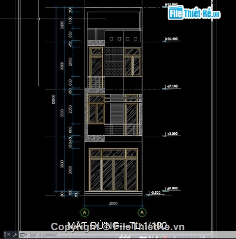 Bản vẽ nhà phố,nhà phố 4 tầng,nhà 4 tầng